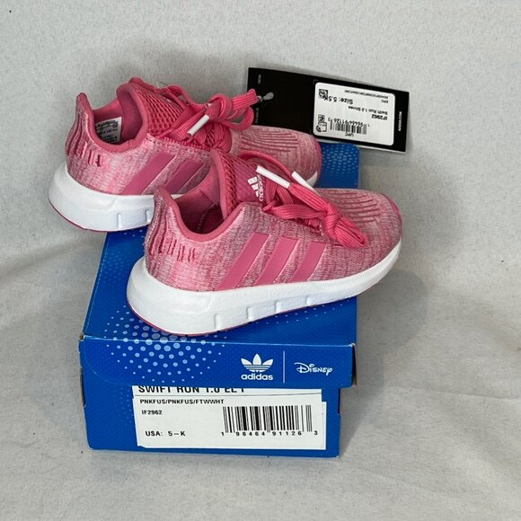 Adidas Swift Run 1.0 EL I, infant size 5.5k - Picture 3 of 6